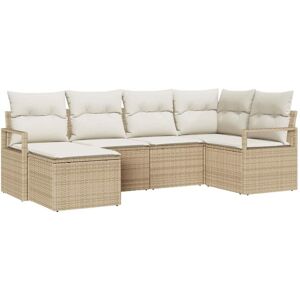 Garden Sofa Set 8 pcs Beige Poly rattan Vidaxl Garden Sofa Set 8 pcs Beige Poly rattan Vidaxl