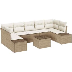 Garden Sofa Set 8 pcs Beige Poly rattan Vidaxl Garden Sofa Set 8 pcs Beige Poly rattan Vidaxl