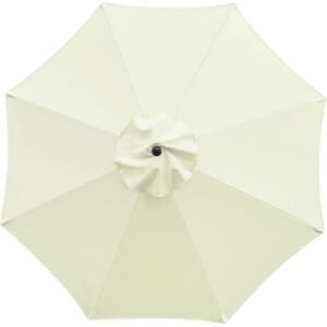 COOCHEER 8 Ribs Replacement Canopy for Garden Umbrella, Patio, Yard, Beach, Pool, Market (Canopy Only),White COOCHEER 8 Ribs Replacement Canopy for Garden Umbrella, Patio, Yard, Beach, Pool, Market (Canopy Only),White