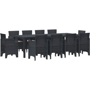 Vidaxl Modern Garden Dining Set with Cushions - Garden Dining Set Vidaxl Modern Garden Dining Set with Cushions - Garden Dining Set