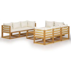 Vidaxl - 9 Piece Garden Lounge Set with Cushions Solid Wood Acacia (uk/ie/fi/no only) Vidaxl - 9 Piece Garden Lounge Set with Cushions Solid Wood Acacia (uk/ie/fi/no only)
