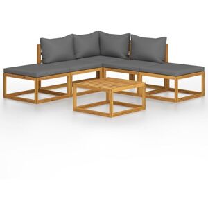 Vidaxl - 6 Piece Garden Lounge Set with Cushions Solid Wood Acacia (uk/ie/fi/no only) Vidaxl - 6 Piece Garden Lounge Set with Cushions Solid Wood Acacia (uk/ie/fi/no only)