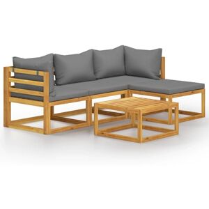 Vidaxl - 5 Piece Garden Lounge Set with Cushions Solid Wood Acacia (uk/ie/fi/no only) Vidaxl - 5 Piece Garden Lounge Set with Cushions Solid Wood Acacia (uk/ie/fi/no only)