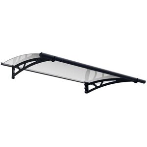 Palram - Patio Cover Altair Door Awning Canopy 1500 Clear - Acrylic - L150.5 x W91.5 x H17.5 cm - Grey Palram - Patio Cover Altair Door Awning Canopy 1500 Clear - Acrylic - L150.5 x W91.5 x H17.5 cm - Grey