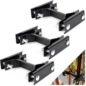 ALWAYSH Set of 3 Patio Umbrella Clamp Clips, Patio Umbrella Holder, Patio Umbrella Holder, Clamp for Attaching to the Railing, for Balcony Umbrella, Parasol ALWAYSH Set of 3 Patio Umbrella Clamp Clips, Patio Umbrella Holder, Patio Umbrella Holder, Clamp for Attaching to the Railing, for Balcony Umbrella, Parasol