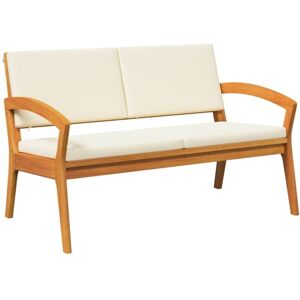 Vidaxl - Garden Bench with Cushion Brown Solid Acacia wood Vidaxl - Garden Bench with Cushion Brown Solid Acacia wood