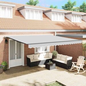 Vidaxl - Awning Manual Anthracite 4.5 x 3.5 m Metal Vidaxl - Awning Manual Anthracite 4.5 x 3.5 m Metal