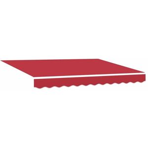 Awning Replacement Fabric Red 350 x 250 cm Canvas Vidaxl Awning Replacement Fabric Red 350 x 250 cm Canvas Vidaxl
