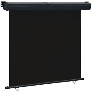 Balcony Side Awning 175x250 cm Black vidaXL Balcony Side Awning 175x250 cm Black vidaXL