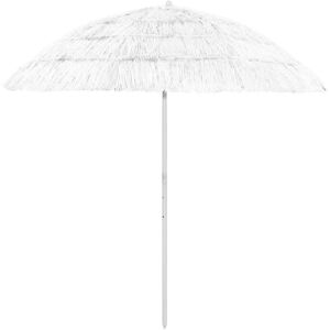 Hawaii Beach Parasol White 240 cm Vidaxl Hawaii Beach Parasol White 240 cm Vidaxl