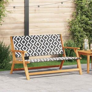 Vidaxl - Garden Furniture White 122 x 78 x 73cm Solid Acacia wood Vidaxl - Garden Furniture White 122 x 78 x 73cm Solid Acacia wood
