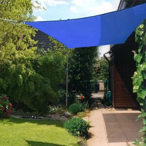 Green Bay - Blue Outdoor Sun Shade Sail Garden Patio Sunscreen Awning Canopy Shade uv Block Square 5x5m Green Bay - Blue Outdoor Sun Shade Sail Garden Patio Sunscreen Awning Canopy Shade uv Block Square 5x5m