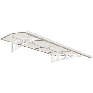 Palram - Patio Cover Bordeaux Door Awning Canopy 2230 Clear - Acrylic - L223.5 x W139 x H33 cm - White Palram - Patio Cover Bordeaux Door Awning Canopy 2230 Clear - Acrylic - L223.5 x W139 x H33 cm - White