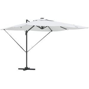Parasol Sand 286 x 285 x 270 cm Aluminium Vidaxl Parasol Sand 286 x 285 x 270 cm Aluminium Vidaxl