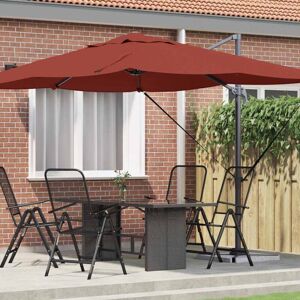 Vidaxl Large Cantilever Sun Umbrella - Adjustable Tilt, Water & UV Resistant Vidaxl Large Cantilever Sun Umbrella - Adjustable Tilt, Water & UV Resistant