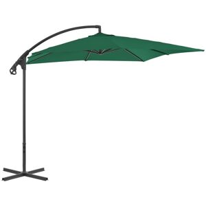 vidaXL Cantilever Garden Parasol - UV protective steel - 250x250 cm - Green vidaXL Cantilever Garden Parasol - UV protective steel - 250x250 cm - Green