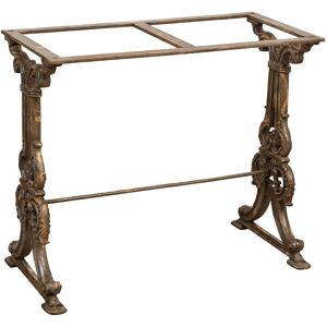 Biscottini - cast iron table base with antique finish Biscottini - cast iron table base with antique finish