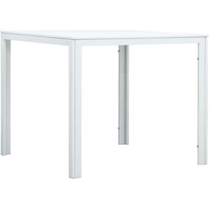 Coffee Table White 78x78x74 cm hdpe Wood Look Vidaxl Coffee Table White 78x78x74 cm hdpe Wood Look Vidaxl