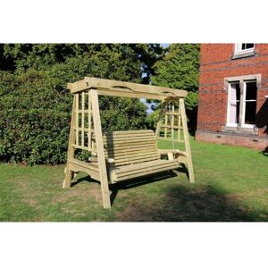 Cottage Swing - Sits 3 - L125 x W230 x H185 cm - Minimal Assembly Required - Set of Waterproof Cushions Included Cottage Swing - Sits 3 - L125 x W230 x H185 cm - Minimal Assembly Required - Set of Waterproof Cushions Included