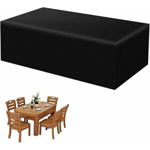 PAGNE Cover for Garden Furniture, Waterproof, Wind Resistance, Anti-UV, Robust in 420D Oxford Fabric Protective Cover for Table, Garden Table Cover, PAGNE Cover for Garden Furniture, Waterproof, Wind Resistance, Anti-UV, Robust in 420D Oxford Fabric Protective Cover for Table, Garden Table Cover,