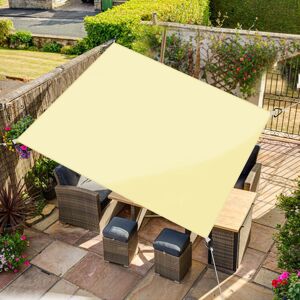 Green Bay - Cream Outdoor Shade Sail Patio Suncreen Awning Garden Sun Canopy 98% uv Block Square 2x2m Green Bay - Cream Outdoor Shade Sail Patio Suncreen Awning Garden Sun Canopy 98% uv Block Square 2x2m