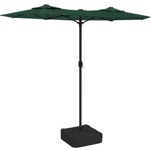 vidaXL Double-Head Garden Parasol Green - Garden Parasol vidaXL Double-Head Garden Parasol Green - Garden Parasol
