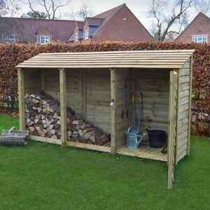 RUTLAND COUNTY GARDEN FURNITURE LTD Empingham 6ft Tool Store - L75 x W340 x H180 cm - Light Green RUTLAND COUNTY GARDEN FURNITURE LTD Empingham 6ft Tool Store - L75 x W340 x H180 cm - Light Green