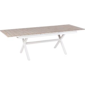 Beliani Garden Table - Extensible Modern Aluminum 6-8 Seats Beliani Garden Table - Extensible Modern Aluminum 6-8 Seats