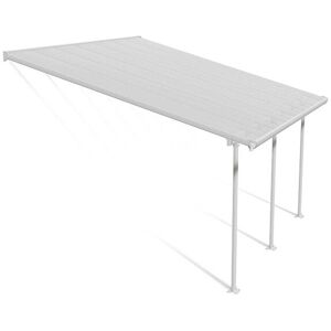 Palram - Patio Cover Feria 4M Deep 4 x 4.2 Clear - Polycarbonate - L425 x W385 x H305 cm - White Palram - Patio Cover Feria 4M Deep 4 x 4.2 Clear - Polycarbonate - L425 x W385 x H305 cm - White