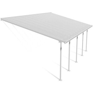 Palram - Patio Cover Feria 4M Deep 4X7.87 Clear - Polycarbonate - L787 x W385 x H305 - White Palram - Patio Cover Feria 4M Deep 4X7.87 Clear - Polycarbonate - L787 x W385 x H305 - White