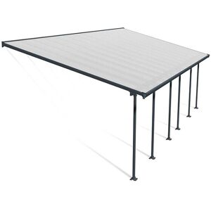 PALRAM Patio Cover Feria 4M Deep 4X8.50 Clear - Polycarbonate - L850 x W385 x H305 - Grey PALRAM Patio Cover Feria 4M Deep 4X8.50 Clear - Polycarbonate - L850 x W385 x H305 - Grey