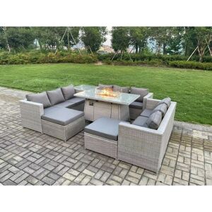 Fimous 11 Seater Garden Dining Set - Outdoor Rattan Furniture Fimous 11 Seater Garden Dining Set - Outdoor Rattan Furniture
