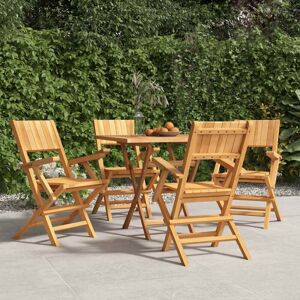 Folding Garden Chairs 4 pcs 55x61x90 cm Solid Wood Teak vidaXL Folding Garden Chairs 4 pcs 55x61x90 cm Solid Wood Teak vidaXL