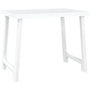 Jinlefu - Camping Table White 79x56x64 cm pp Wooden Look vidaXL Jinlefu - Camping Table White 79x56x64 cm pp Wooden Look vidaXL