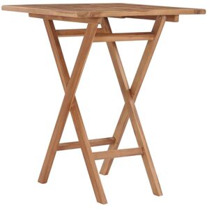 Folding Garden Table 60x60x75 cm Solid Teak Wood vidaXL Folding Garden Table 60x60x75 cm Solid Teak Wood vidaXL