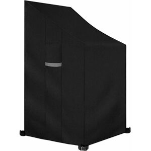 HEGUYEY Garden chair cover with ventilation openings, waterproof, windproof, UV resistant and sturdy 600D Oxford cloth protective cover for garden chairs, HEGUYEY Garden chair cover with ventilation openings, waterproof, windproof, UV resistant and sturdy 600D Oxford cloth protective cover for garden chairs,