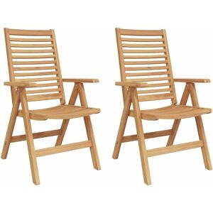 Vidaxl - Garden Chairs Brown 52 x 64.5 x 108 cm Solid Acacia wood Vidaxl - Garden Chairs Brown 52 x 64.5 x 108 cm Solid Acacia wood