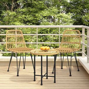 Bonnevie - Garden Chairs 2 pcs,Outdoor Chair 48x62x84 cm pe Rattan VSVS638325 Bonnevie - Garden Chairs 2 pcs,Outdoor Chair 48x62x84 cm pe Rattan VSVS638325