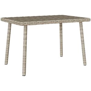 Garden Coffee Table Rectangular Light Grey 60x40x37 cm Poly Rattan Vidaxl Garden Coffee Table Rectangular Light Grey 60x40x37 cm Poly Rattan Vidaxl
