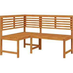 Vidaxl - Garden Corner Bench 140 cm Solid Acacia Wood Vidaxl - Garden Corner Bench 140 cm Solid Acacia Wood