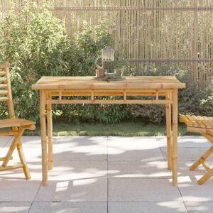 Garden Dining Table 110x55x75 cm Bamboo Vidaxl Garden Dining Table 110x55x75 cm Bamboo Vidaxl