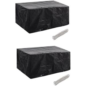 vidaXL Garden Furniture Cover - 180x140x90 cm - Black vidaXL Garden Furniture Cover - 180x140x90 cm - Black