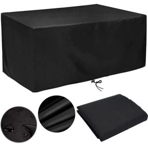 TONCHEAN Garden Furniture Cover, 315x160x74cm Waterproof Protective Cover for Garden Furniture, Weatherproof and Tear-Resistant Oxford Fabric Furniture Cover TONCHEAN Garden Furniture Cover, 315x160x74cm Waterproof Protective Cover for Garden Furniture, Weatherproof and Tear-Resistant Oxford Fabric Furniture Cover