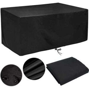 YMYNY Garden Furniture Cover, 315x160x74cm Waterproof Protective Cover for Garden Furniture, Weatherproof and Tear-Resistant Oxford Fabric Furniture Cover YMYNY Garden Furniture Cover, 315x160x74cm Waterproof Protective Cover for Garden Furniture, Weatherproof and Tear-Resistant Oxford Fabric Furniture Cover