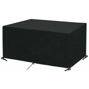 DEWDAT Garden Furniture Cover Waterproof Outdoor Furniture Covers, Heavy Duty Oxford Fabric Patio Set Cover Rectangular Windproof and Anti-UV Patio Table DEWDAT Garden Furniture Cover Waterproof Outdoor Furniture Covers, Heavy Duty Oxford Fabric Patio Set Cover Rectangular Windproof and Anti-UV Patio Table