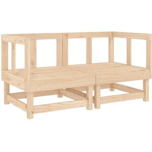 Garden Corner Sofas 2 pcs Solid Wood Pine Vidaxl Garden Corner Sofas 2 pcs Solid Wood Pine Vidaxl