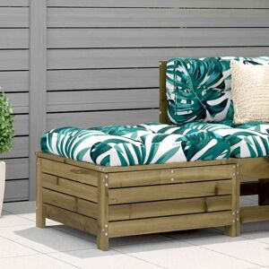 Garden Footstool 62x63.5x32 cm Impregnated Wood Pine Vidaxl Garden Footstool 62x63.5x32 cm Impregnated Wood Pine Vidaxl