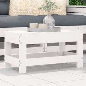 Garden Footstool White 62x30x32 cm Solid Wood Pine Vidaxl Garden Footstool White 62x30x32 cm Solid Wood Pine Vidaxl