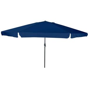 Garden Parasol Blue, Black 395 x 395 x 245 cm Polyester, Steel Vidaxl Garden Parasol Blue, Black 395 x 395 x 245 cm Polyester, Steel Vidaxl
