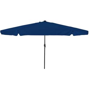 Garden Parasol Blue, Black 395 x 395 x 245 cm Polyester, Steel Vidaxl Garden Parasol Blue, Black 395 x 395 x 245 cm Polyester, Steel Vidaxl